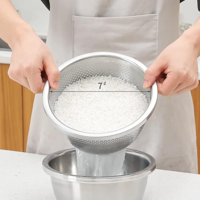 Thumbnail 4 de 304 Stainless Steel Microporous Colander 2 QT 🍽