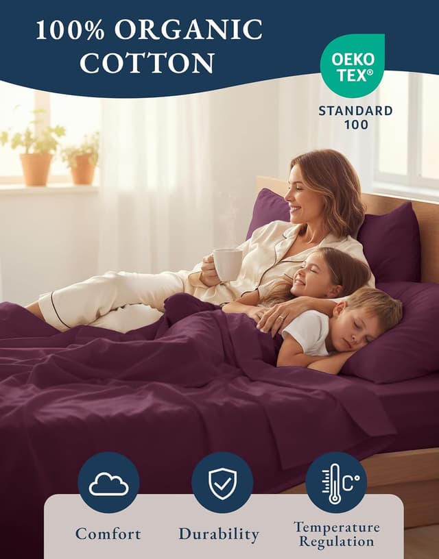 Thumbnail 5 de LANE LINEN Twin Sheets 3-piece