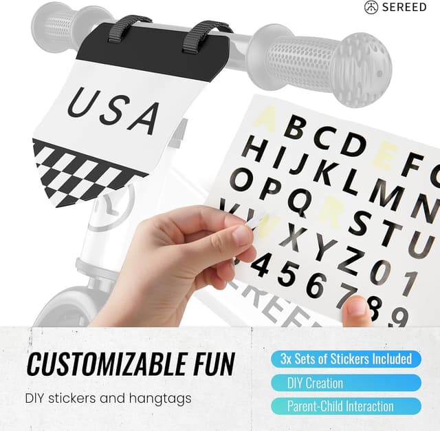 Detalle 2 de SEREED Toddler Balance Bike 11.8 in Seat