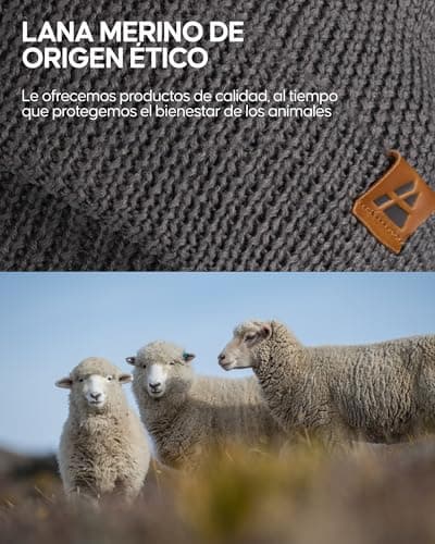 Detalle 1 de DANISH ENDURANCE Gorro Beanie de Lana Merino