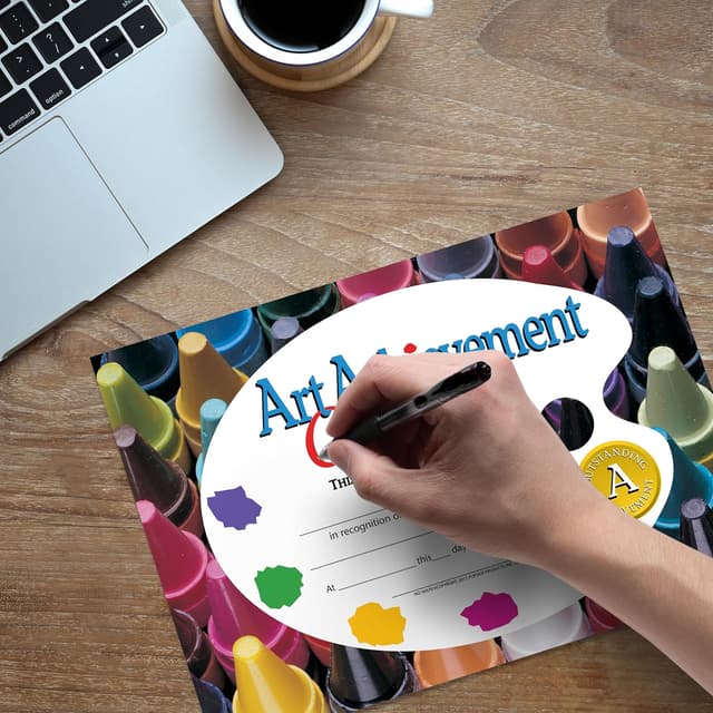 Detalle 2 de Hayes Art Achievement Certificate Style A (8-1/2 x 11) — Pack of 30