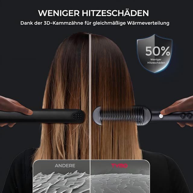 Detalle 2 de TYMO RING Glättbürste mit 5 Stufen