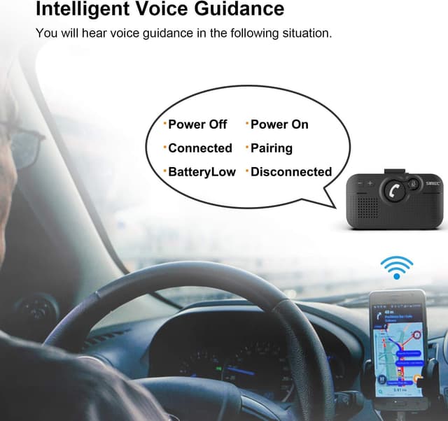 Thumbnail 4 de SUNITEC BC980SA kit vivavoce Bluetooth per auto