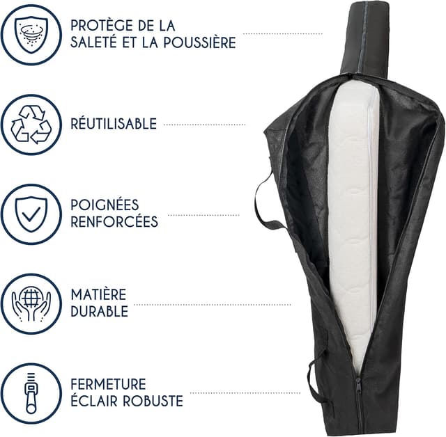 Thumbnail 3 de Dreamzie Housse Matelas Déménagement 60x120 cm