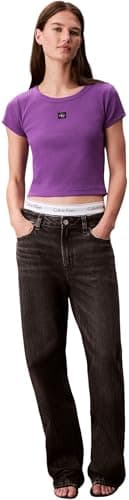 Thumbnail 4 de Calvin Klein Woven Rib Baby tee S, algodón 95%