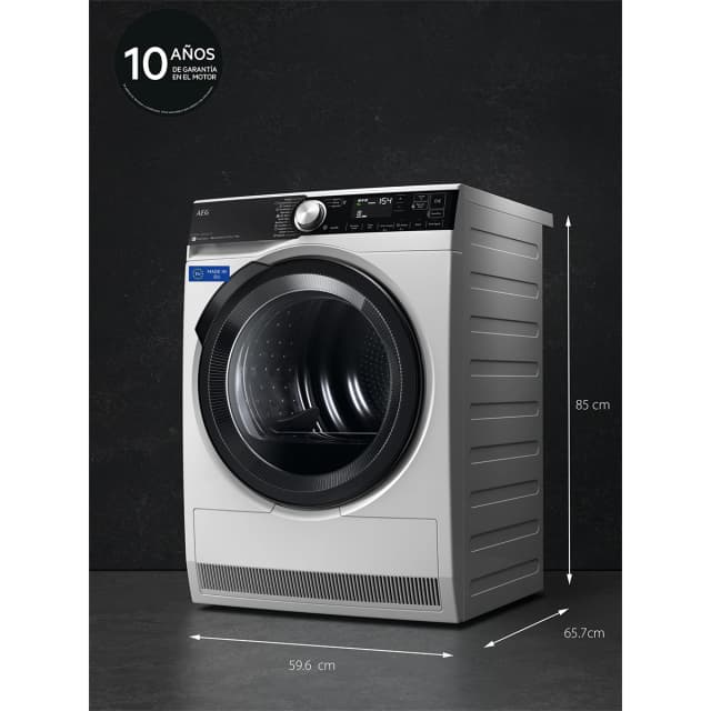 Detalle 2 de AEG TR939V4PB Secadora 9 kg con bomba de calor