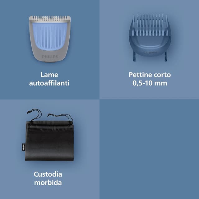 Thumbnail 3 de Philips BT3619/15 regolabarba 20 impostazioni 📏