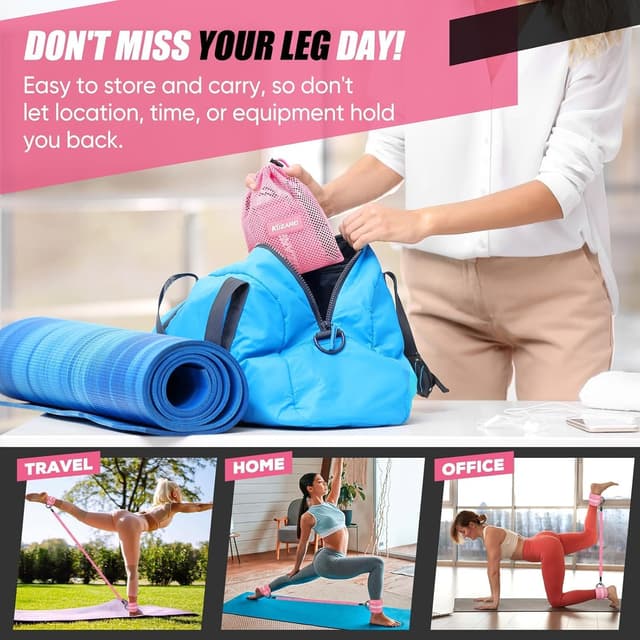 Thumbnail 6 de KUZARO Resistance Bands Set for Glutes and Legs