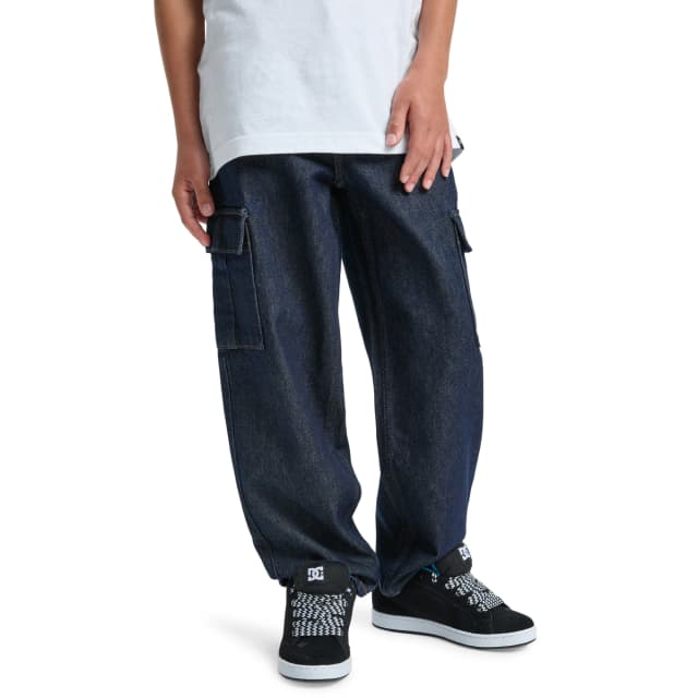Detalle de DC Shoes Vaquero Baggy Cargo Indigo Dye