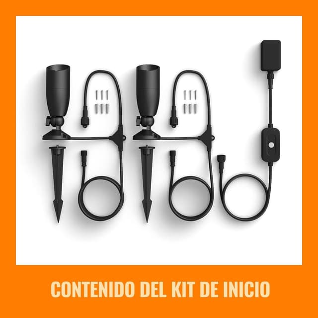 Thumbnail 1 de WiZ Focos LED exteriores 4W con Wi-Fi, Kit 2 unidades🌈