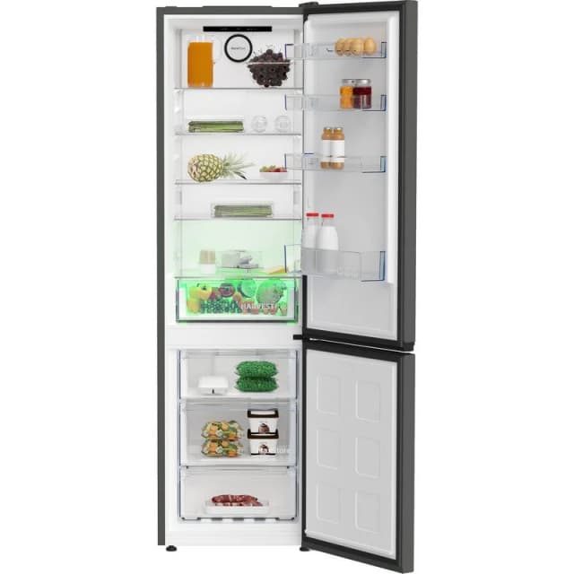 Detalle 2 de Beko B5RCNE405HG frigorífico combi gris con HarvestFresh™ y AeroFlow™