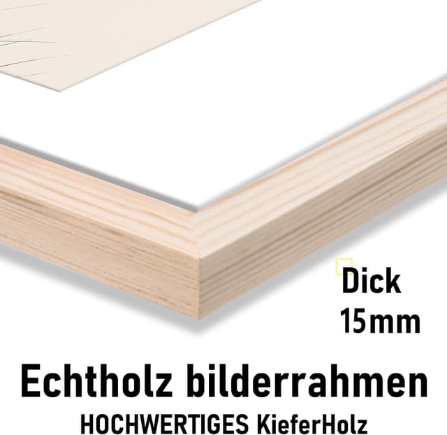 Detalle de kollyseek Bilderrahmen 20x25 cm Echtholz