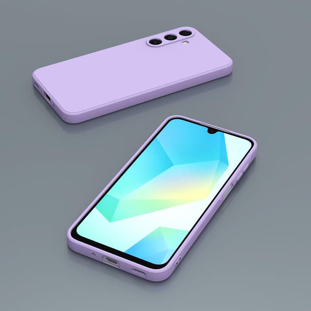 Thumbnail 6 de THIYUFUNS Hülle für Samsung Galaxy A16 5G/4G (6,7") – TPU Case mit 2 Schutzfolien & Silikon-Handseil, lila