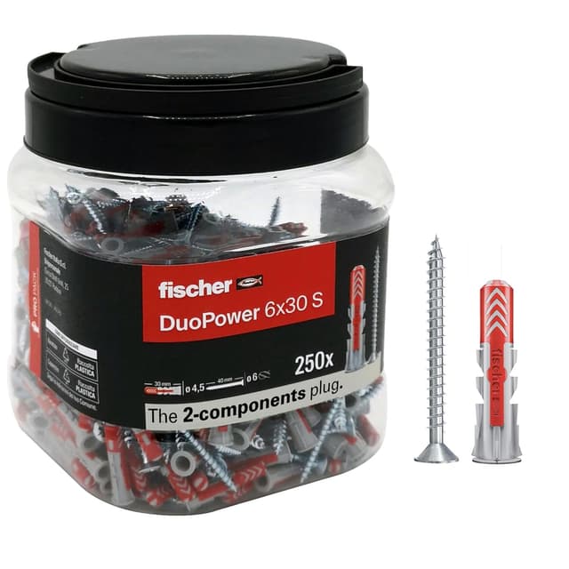 Detalle de Fischer Propack Duopower 6 x 30 cm