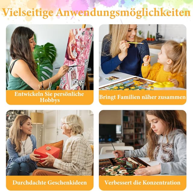 Thumbnail 5 de Malen nach Zahlen Erwachsene 40 x 40 cm