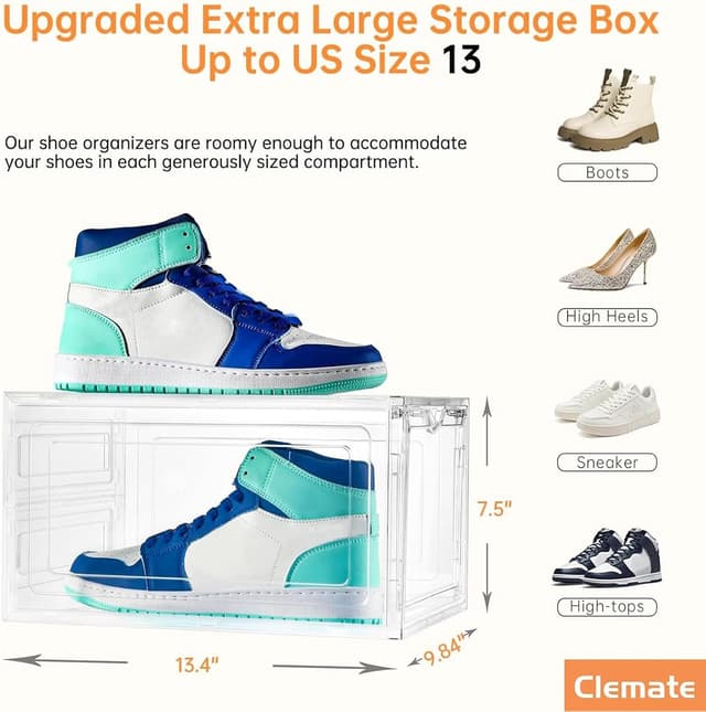 Detalle 2 de Clemate X-Large Shoe Organizer, 12-Pack ⚙