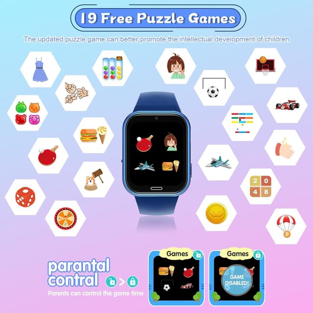 Thumbnail 1 de Ucani Kids Smart Watch 19 Games