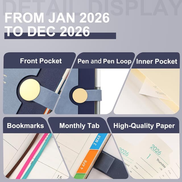 Thumbnail 5 de Diario accademico 2026 agenda giornaliera 📔