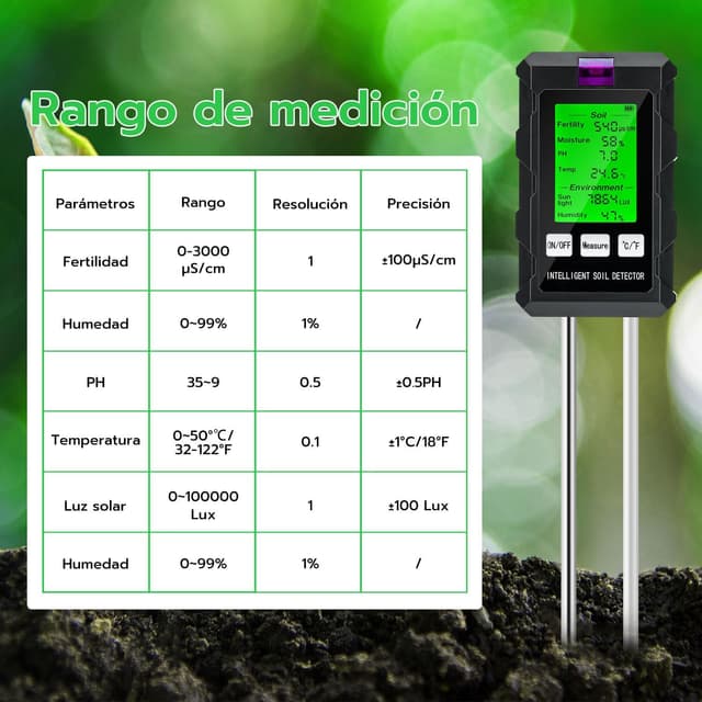 Thumbnail 4 de Wigearss Medidor de Suelo 6 en 1