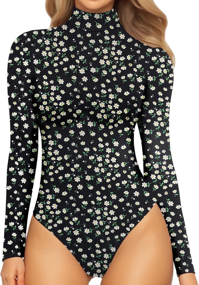 Detalle de MANGOPOP Mock Turtle Neck Bodysuit