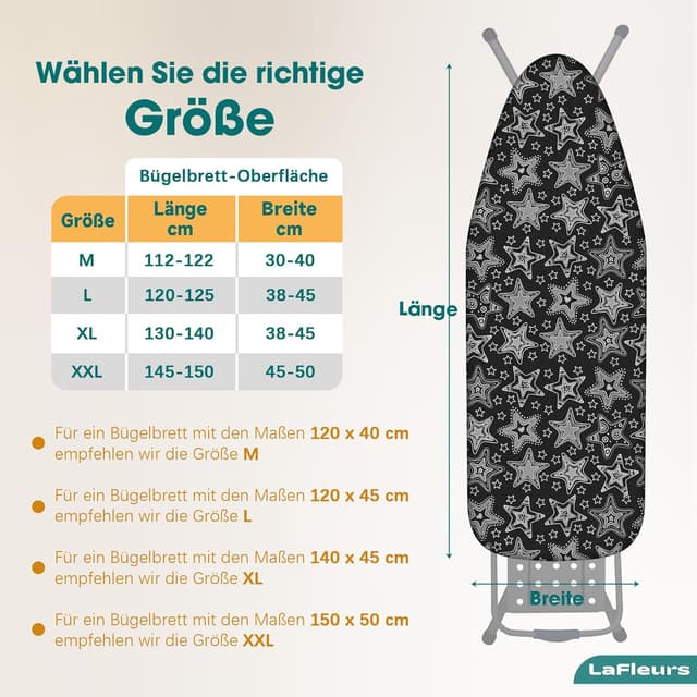 Thumbnail 4 de LaFleurs Bügelbrettbezug 120x40 cm