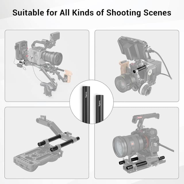 Thumbnail 5 de SMALLRIG 15mm Rod 20 cm pour follow focus 🎥
