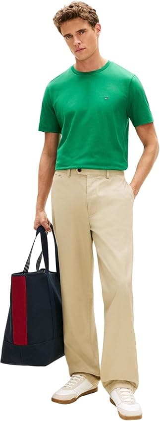 Thumbnail 5 de Tommy Hilfiger ESS Seasonal REG FIT Solid tee MW0MW39995 Azul XS 👕