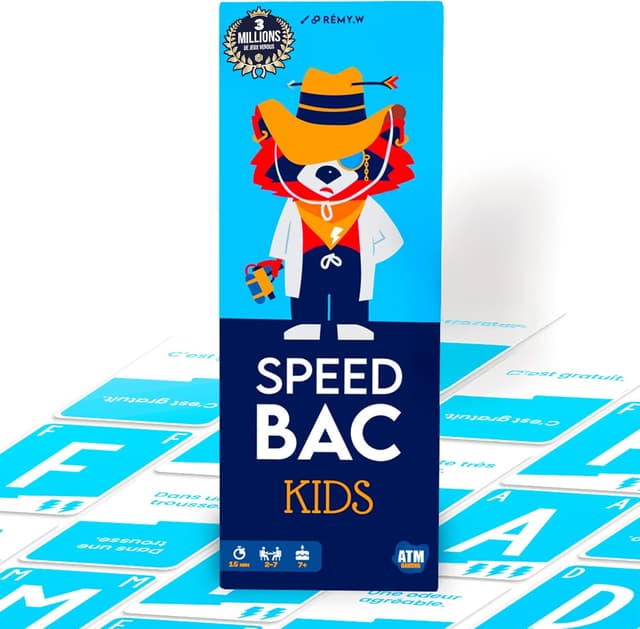 Imagen de ATM Gaming Speedbac Kids Jeu de société 2‑7 joueurs en OfertitasTOP