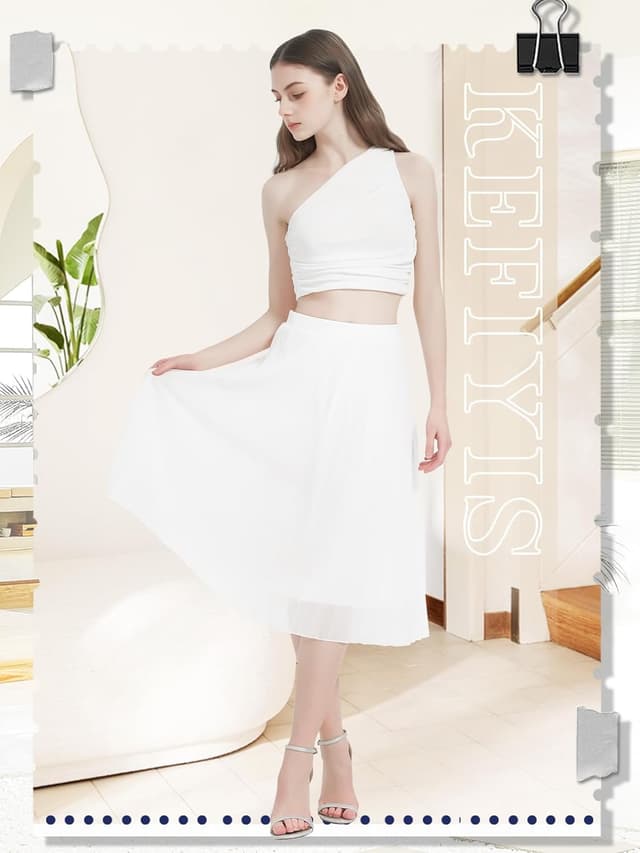 Detalle 2 de Kefiyis Jupe longue plissée S