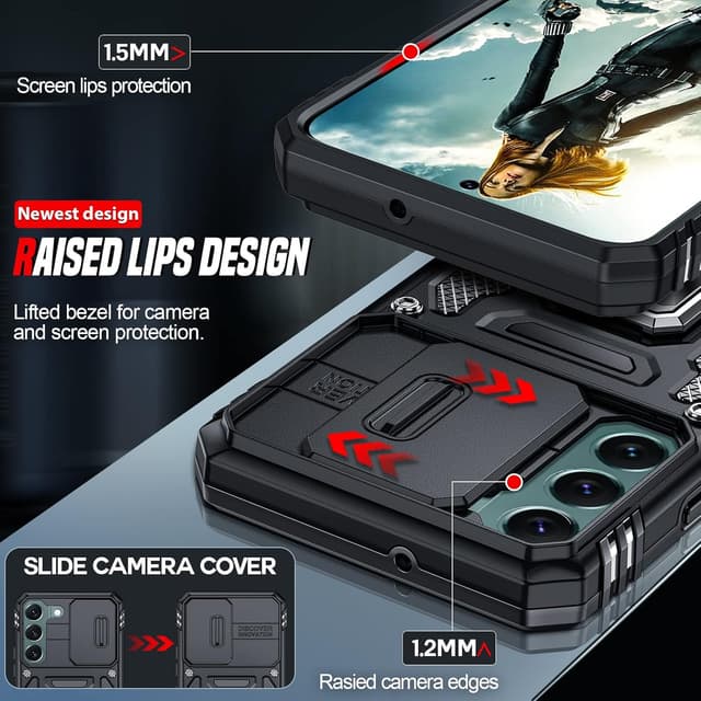 Thumbnail 3 de LeYi Armour Case for Galaxy S22 5G