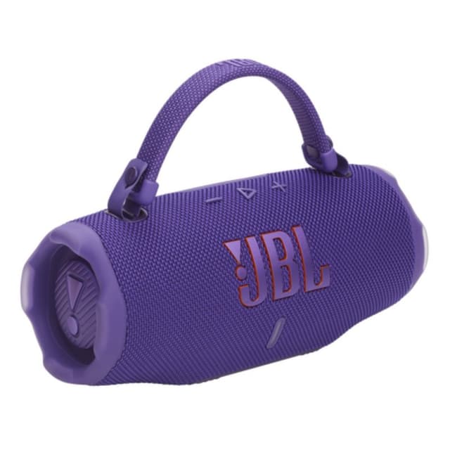Detalle de JBL Charge 6 40 W portátil morado con Powerbank 🔊