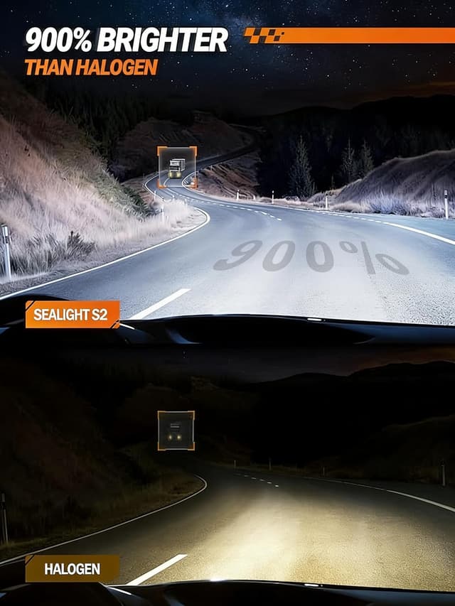 Detalle de SEALIGHT H7 LED Bulbs (2024 Version) for ATVs & Powersports — 60,000LM Pack of 2