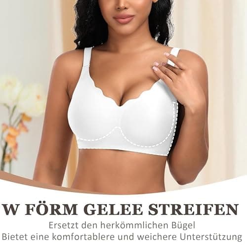 Detalle 2 de Jiuday BH ohne Bügel Nahtlos Gepolstert 🎀