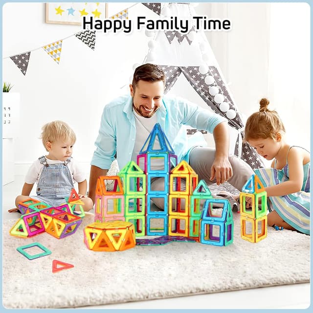 Detalle 1 de mysoler Magnetische Bausteine 48 Teile mini Spielzeug