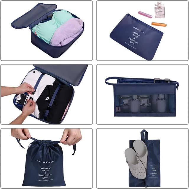 Thumbnail 3 de OSDUE Organisateur de Voyage Lot de 9