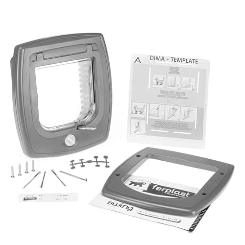 Thumbnail 6 de Ferplast Swing 5 T puerta gatera 4 vías, gris