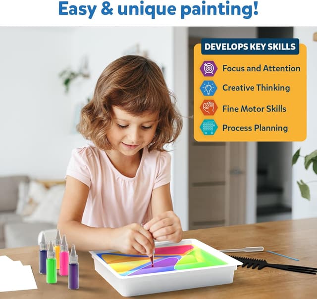 Thumbnail 4 de Skillmatics Marbling Magic Paint Kit 6–12