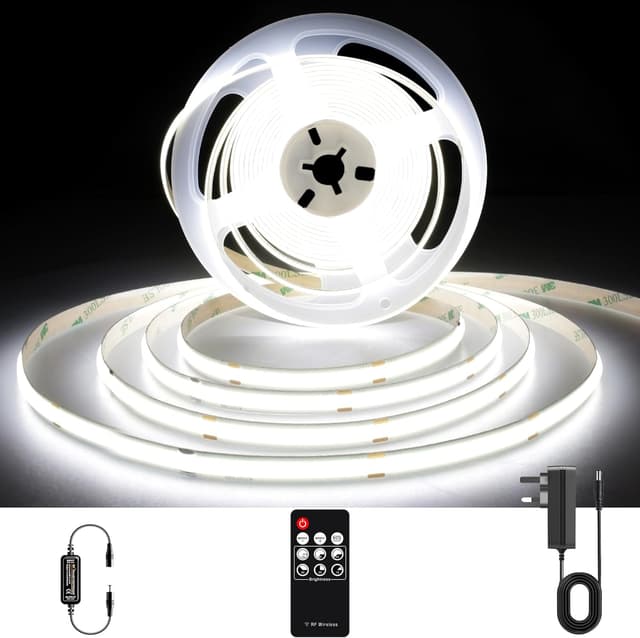 Thumbnail 6 de AXMOTUT COB LED Strip Light (Warm White 3000K) with RF Remote and UKCA Power Supply