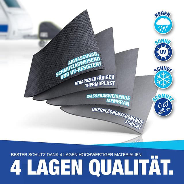 Detalle de Deichselabdeckung mit Schloss für Caravan