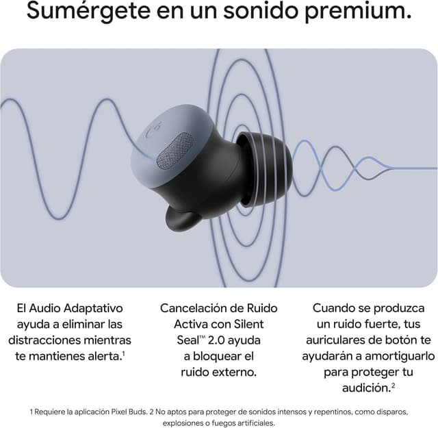 Thumbnail 2 de Google Pixel Buds Pro 2 Porcelana 30 horas