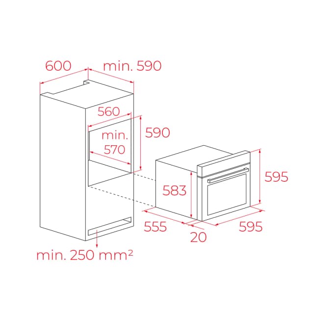 Thumbnail 1 de Teka HCB 6375 INOX horno multifunción 7 funciones