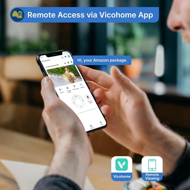 Detalle 1 de Hiseeu Telecamera Wi-Fi 2K PTZ 360°