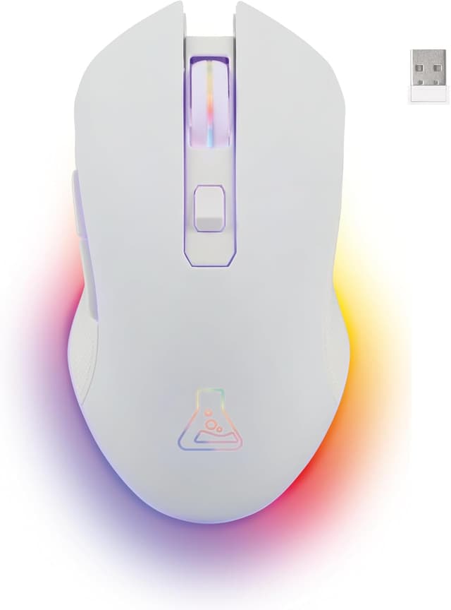 Thumbnail 6 de THE G-LAB Kult Helium USB-Gamer-Maus (kabelgebunden) mit 800–6400 DPI, optischem Sensor & 7-farbiger LED