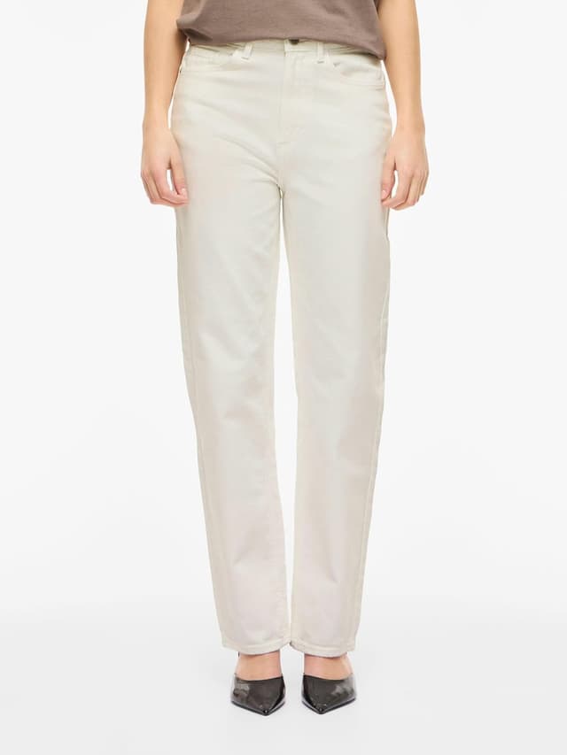 Detalle 2 de Vila Vikelly Jaf HW Straight Jeans (high-waist straight fit) for women