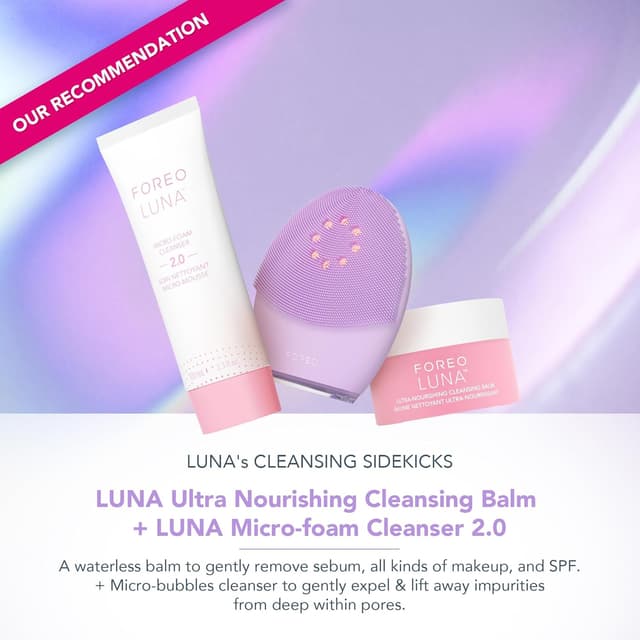 Detalle 2 de FOREO LUNA 4 Plus Gesichtsbürste mit 16 Intensitäten