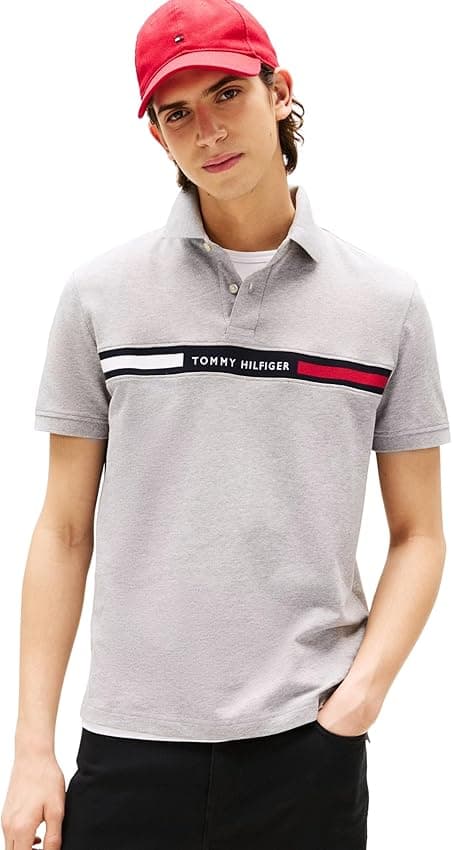Detalle de Tommy Hilfiger Polo Chest Regular Fit L, L