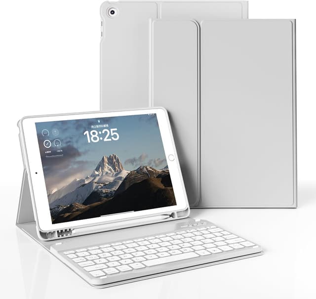 Imagen de JKSML Tastatur Hülle für iPad 9./8./7. Generation en OfertitasTOP