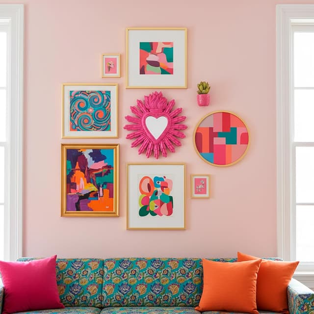 Detalle 2 de Baroni Home Specchio Ex Voto Cuore Sacro 27 cm