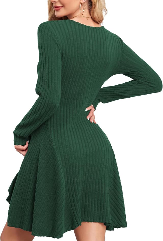 Thumbnail 3 de SENBATU Abito A Maglia Donna Autunno Elegante