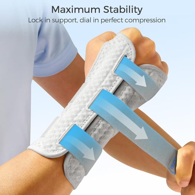 Detalle 2 de FREETOO Lightweight Carpal Tunnel Wrist Supports (Right/Left) with Removable Stays